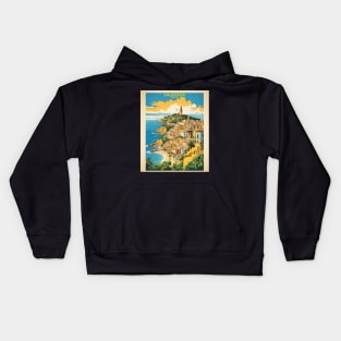 Salvador Bahia Brazil Vintage Tourism Travel Poster Kids Hoodie